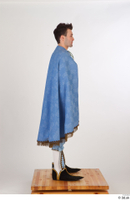  Photos Man in Historical Baroque Suit 2 Baroque a poses blue cloak medieval Clothing whole body 0005.jpg